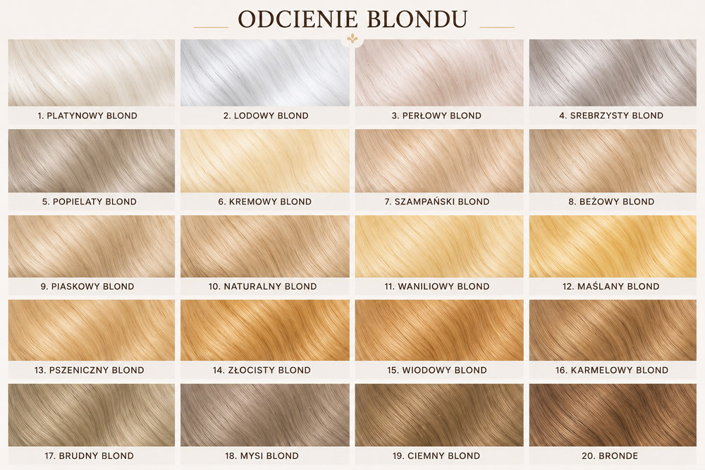 Odcienie blondu