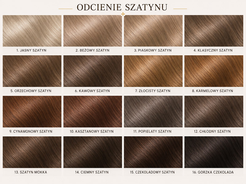Odcienie szatynu